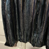 Blouse Ted Lapidus vintage soie lamée rayures