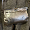Sac cuir Charles Jourdan vintage cuir métallisé