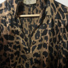 Blouse Valentino vintage leopard soie TM/L