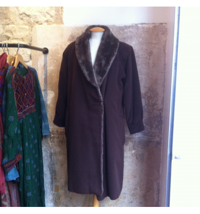 Manteau Yves Saint-Laurent fourrure