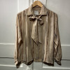 Blouse Saint-Laurent vintage soie lavallière