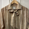 Blouse Saint-Laurent vintage soie lavallière