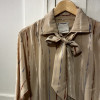 Blouse Saint-Laurent vintage soie lavallière