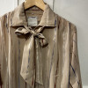 Blouse Saint-Laurent vintage soie lavallière