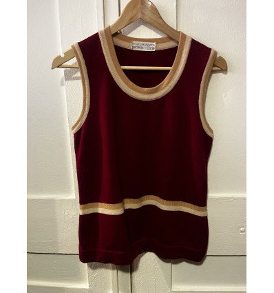 Débardeur maille Emanuel Ungaro vintage