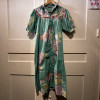 Robe Chacok vintage lurex fleurs TS