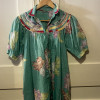Robe Chacok vintage lurex fleurs TS