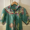 Robe Chacok vintage lurex fleurs TS