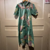Robe Chacok vintage lurex fleurs TS