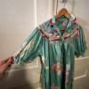 Robe Chacok vintage lurex fleurs TS