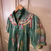 Robe Chacok vintage lurex fleurs TS