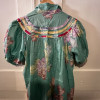 Robe Chacok vintage lurex fleurs TS