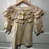 Blouse Kenzo frou frou jaune TM