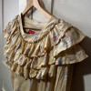 Blouse Kenzo frou frou jaune TM