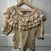 Blouse Kenzo frou frou jaune TM