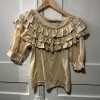 Blouse Kenzo frou frou jaune TM