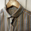 Blouse Lanvin vintage soie rayures T44/40