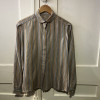 Blouse Lanvin vintage soie rayures T44/40