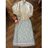 Blouse Lanvin vintage soie rayures T44/40