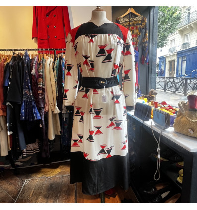 Robe Courreges vintage années 80 TA/S