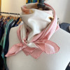 Carré Jean Desses vintage rose fleurs