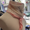 Carré Jean Desses vintage rose fleurs