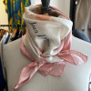 Carré Jean Desses vintage rose fleurs