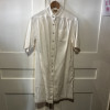 Robe Hermès vintage blanche monogramme T38