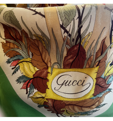 Carré Gucci vintage Mushroooms