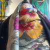 Carré Gucci vintage soie fleurs