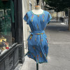Robe Chacok vintage turquoise 80's TS