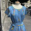 Robe Chacok vintage turquoise 80's TS