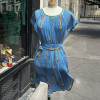 Robe Chacok vintage turquoise 80's TS