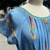 Robe Chacok vintage turquoise 80's TS