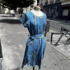 Robe Chacok vintage turquoise 80's TS
