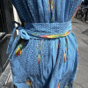Robe Chacok vintage turquoise 80's TS