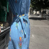 Robe Chacok vintage turquoise 80's TS
