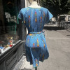 Robe Chacok vintage turquoise 80's TS
