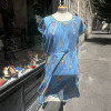 Robe Chacok vintage turquoise 80's TS