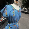 Robe Chacok vintage turquoise 80's TS