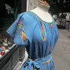 Robe Chacok vintage turquoise 80's TS