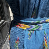 Robe Chacok vintage turquoise 80's TS