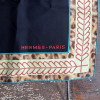 Carré Hermès vintage "Selle d'officier en grande tenue"
