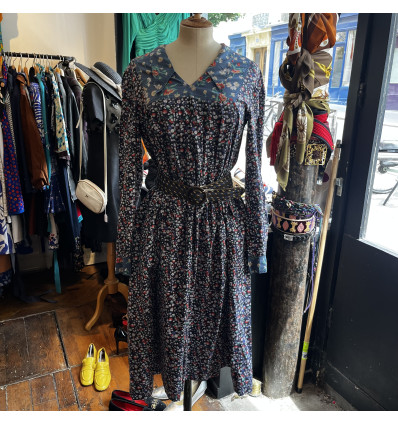 Robe Cacharel vintage TS liberty 70's