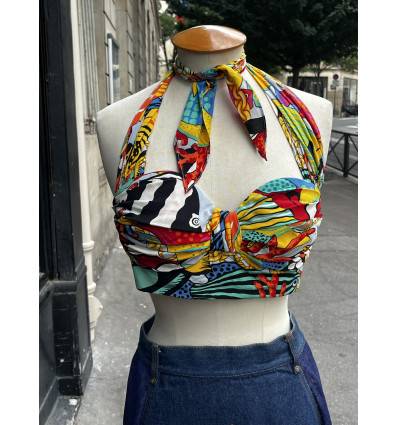Brassière Celine vintage années 80 T36