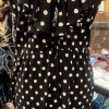 Robe Valentino vintage pois frou-frou T40