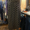 Robe Valentino vintage pois frou-frou T40