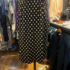 Robe Valentino vintage pois frou-frou T40