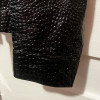 Veste cuir façon crocodile Escada vintage T38