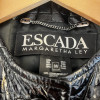 Veste cuir façon crocodile Escada vintage T38